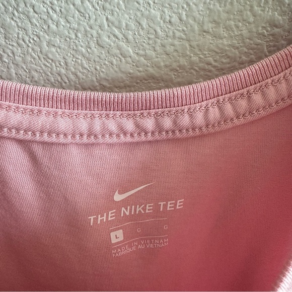 NWT Nike Sportswear Standard Fit Sleeveless Muscle Tank Top Pink Glaze Black - Picture 7 of 10